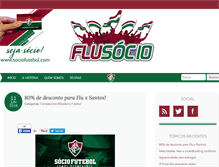 Tablet Screenshot of flusocio.com.br